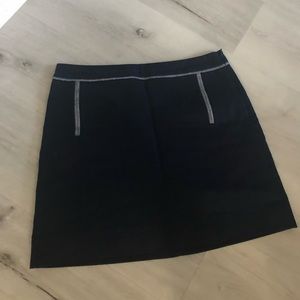 The Limited Navy cotton skirt, worn once
